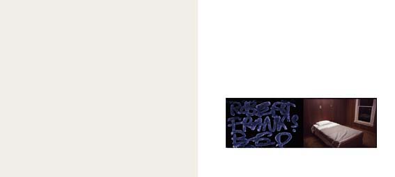 Robert Frank's bed, sznes, 3080 cm, 1981-1997 preuve couleur, 3080 cm, 1981-1997